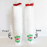 Christmas Foam Cup 10 Pack  {Merry & Bright}