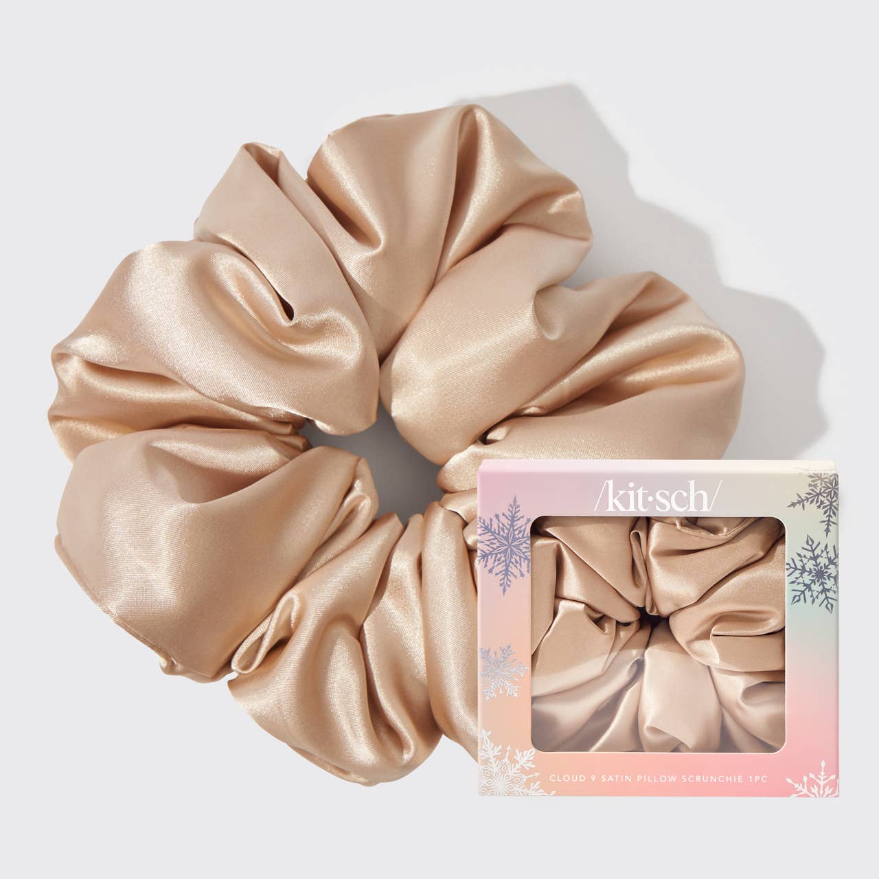 Holiday Cloud 9 Satin Pillow Scrunchie