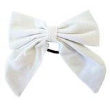 Beau Bottles White Linen Bottle Bow