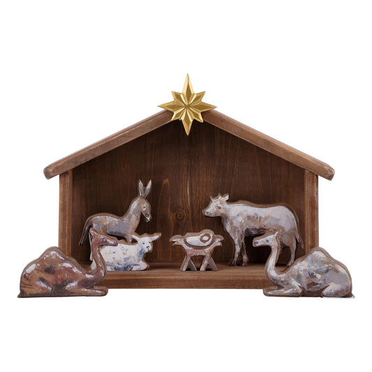 Away In A Manger Nativity Set