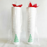 Christmas Foam Cup 10 Pack (We Wish You Merry Christmas)