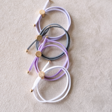 Skinny Hair Tie Set- Purple