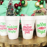 Christmas Foam Cup 10 Pack {Merry Christmas Y'all}