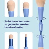 Overachiever 4-in-1 Makeup Brush