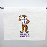 LSU Tiger Mike Mascot Tea Towel