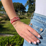 Red/White/Blue Stretch Bracelets