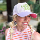 "Saved by Grace" Embroidered Baseball Cap
