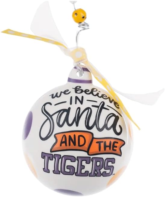 LSU We Believe Ornament