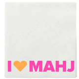 "I Heart Mahj" Cocktail Napkins