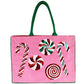 Embroidered Christmas Totes