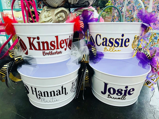 Custom Hoco Buckets