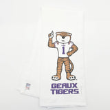 LSU Tiger Mike Mascot Tea Towel