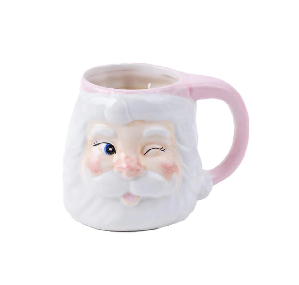 Sweet Grace Santa Mug Candle