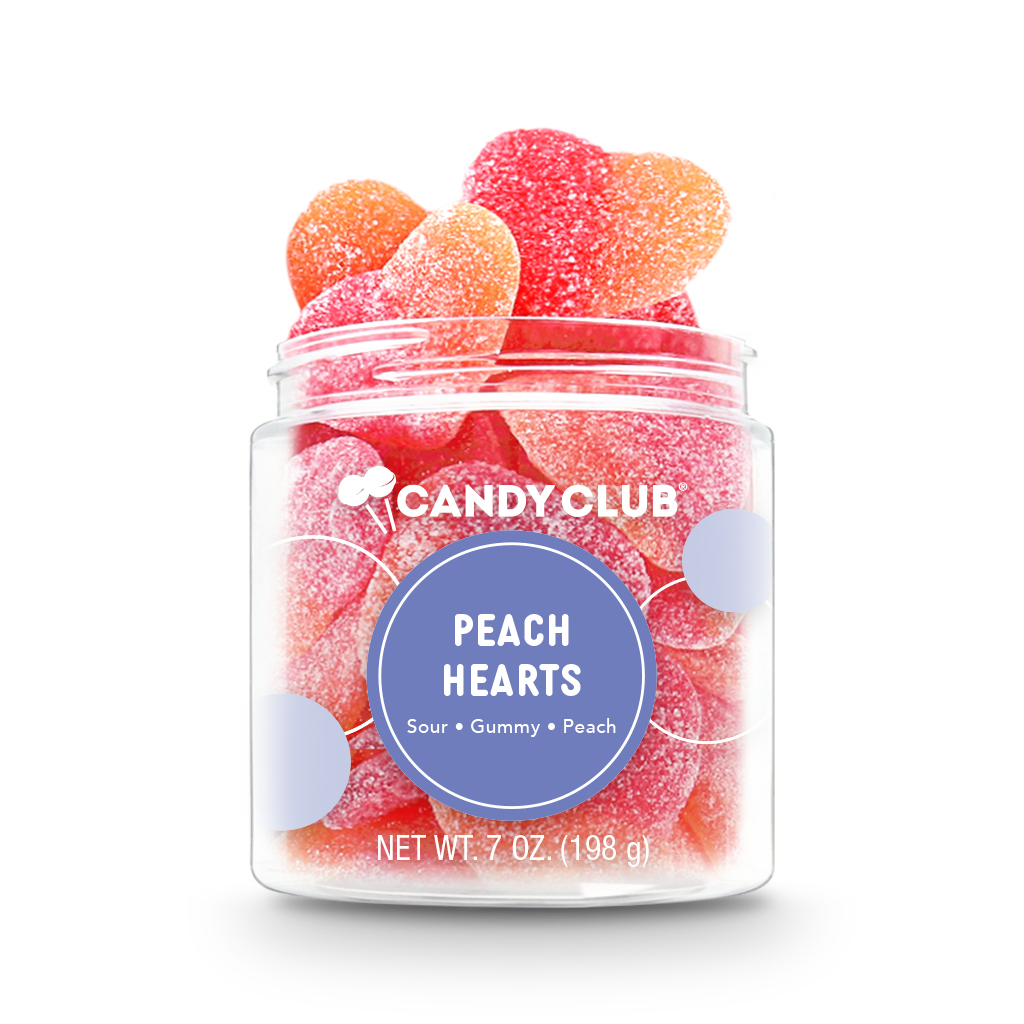 Candy Club - Peach Heart Gummies