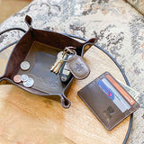 Louisiana Leather Embossed Slim Wallet