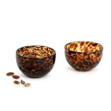 Set of 2 Tortoise Tidbit Bowl