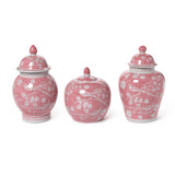 Pink Covered Chinoiserie Vase