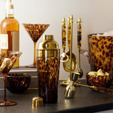 Tortoise Print Cocktail Shaker