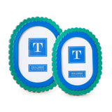 Double Scallop Blue/Green Frame