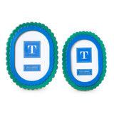 Double Scallop Blue/Green Frame
