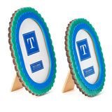 Double Scallop Blue/Green Frame