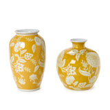 Yellow Floral Vase