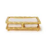 Gold Bamboo Guest Towel Holder