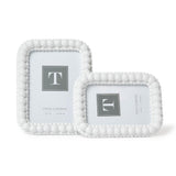 White Double Hobnail Frame