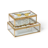 Glass and Brass Photo Box