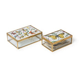 Glass and Brass Photo Box