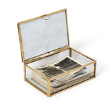Glass and Brass Photo Box