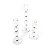 Bobbin Crystal Taper Candleholder