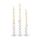 Bobbin Crystal Taper Candleholder