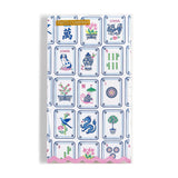 Mahjong Scalloped Dinner Napkins
