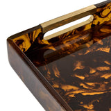 Tortoise Print Serving Tray