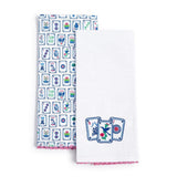 Mahjong Dish Towels Set of 2