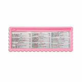 Splash-Proof Mahjong Card Holder for Pool Mahjong - Pink Scallops