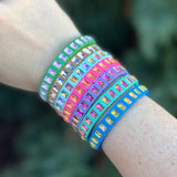 Penelope Stretch Bracelet w/Small Rectangle Stones