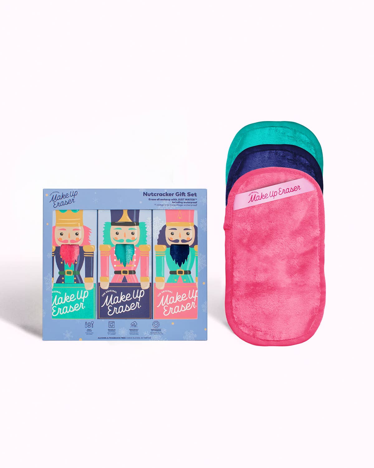 Nutcracker 3pc Mini Makeup Eraser Set