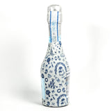 Beau Bottles Blue & Ivory WeddingToile- MINI Prosecco Collection - Six Pack