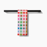 Woven Spring Plaid Tea Towel
