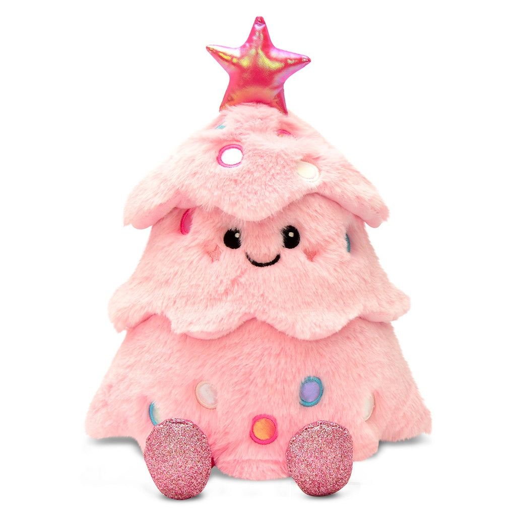 Pink Glitter Christmas Tree Plush