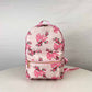 Pink Floral Train Case