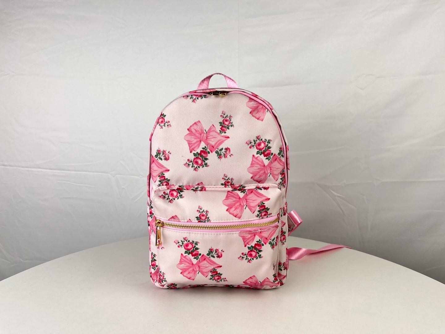 Pink Floral Train Case