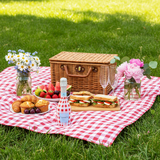 Beau Bottles Red and White Gingham - MINI Prosecco Collection - Six Pack
