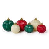 High-Gloss Ornament Ball Candle