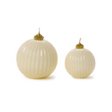 High-Gloss Ornament Ball Candle