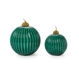 High-Gloss Ornament Ball Candle
