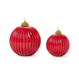 High-Gloss Ornament Ball Candle