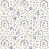 Beau Bottles Blue & Ivory WeddingToile- MINI Prosecco Collection - Six Pack